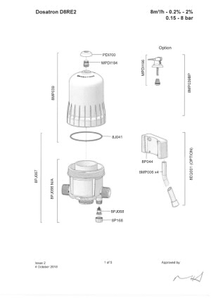 D8RE2 Parts Diagrams