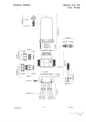 D20GL2 Spare Parts Diagram