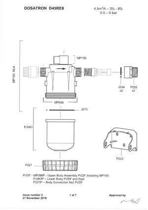 D45RE8 Parts Diagrams