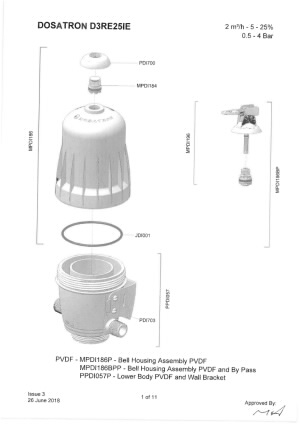 D3RE25IE Parts Diagrams