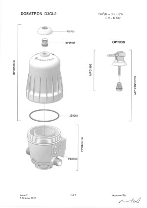 D3GL2 Spare Parts Diagram