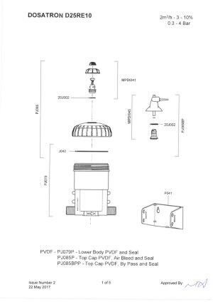 D25RE10 Parts Diagrams