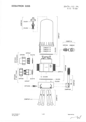 D20S Parts Diagrams