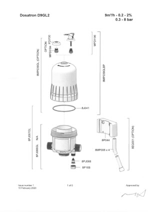D9GL2 Parts Diagram